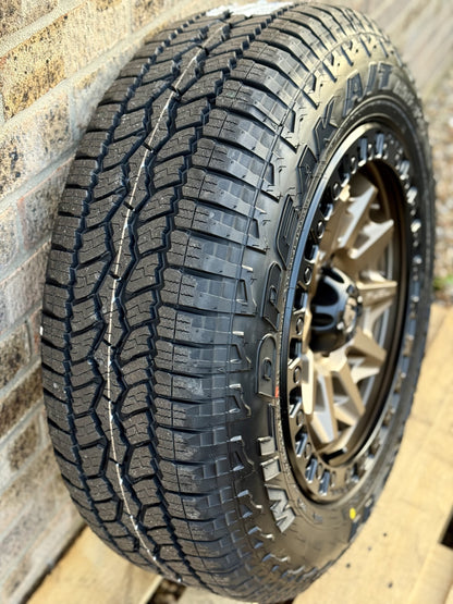 17" Volkswagen Transporter Fuel Covert Bronze Alloy Wheels and Tyres