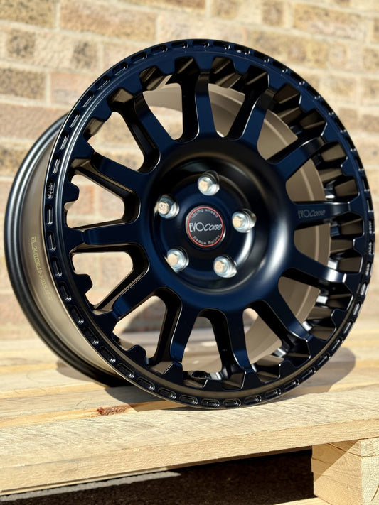 17" Volkswagen Crafter MAN TGE Evo Corse Atlas Matt Black Alloy Wheels