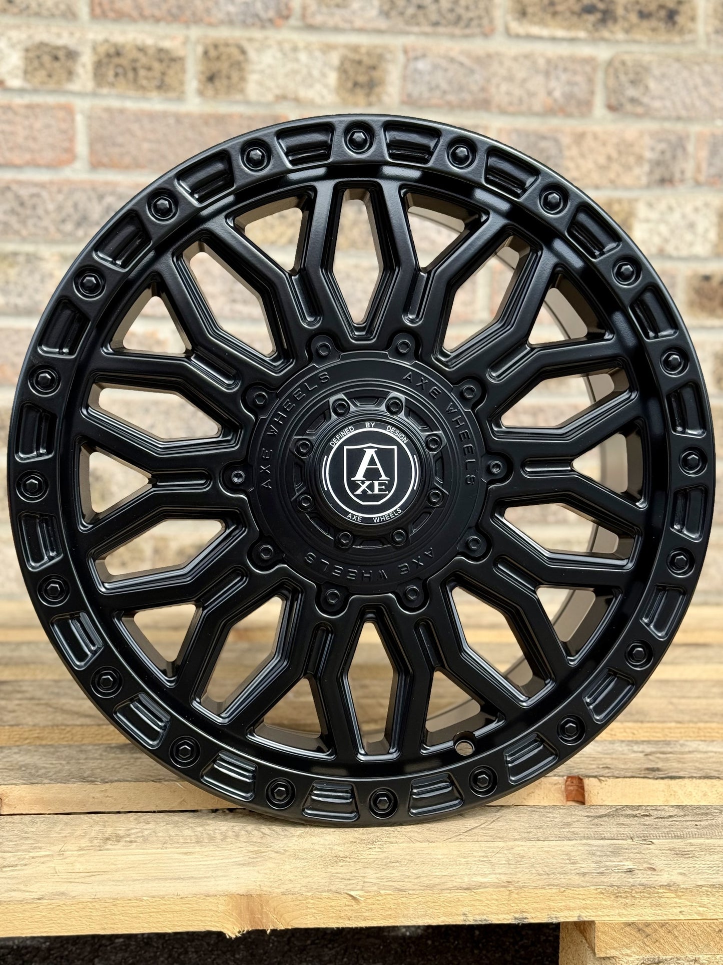 17" Volkswagen Transporter AXE EX39 Satin Black Alloy Wheels