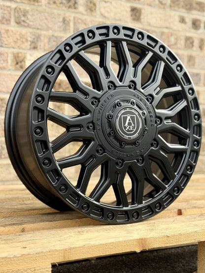 16" Fiat Ducato Citroen Relay Peugeot Boxer AXE EX39 5x118 Matt Black Alloy Wheels