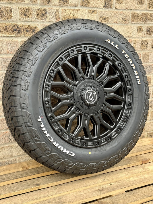 17" Volkswagen Transporter AXE EX39 Alloy Wheels and All Terrain Tyres