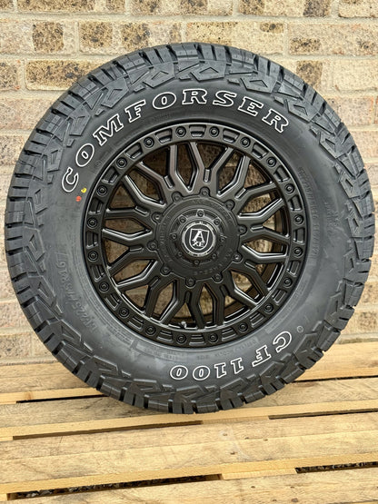 16" Fiat Ducato Peugeot Boxer Citroen Relay AXE EX39 Alloy Wheels and All Terrain Tyres