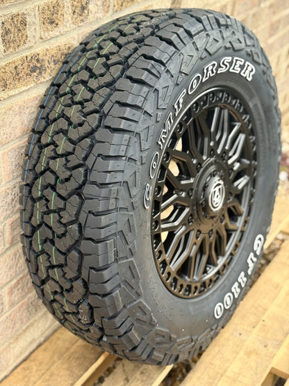 16" Fiat Ducato Peugeot Boxer Citroen Relay AXE EX39 Alloy Wheels and All Terrain Tyres