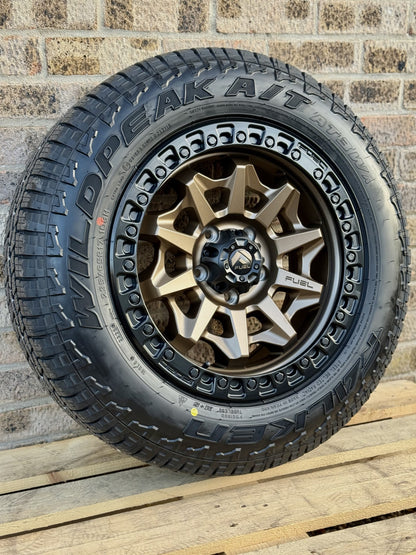 17" Volkswagen Transporter Fuel Covert Bronze Alloy Wheels and Tyres