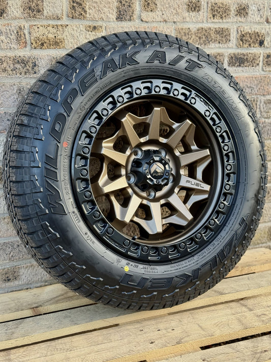 17" Volkswagen Transporter Fuel Covert Bronze Alloy Wheels and Tyres