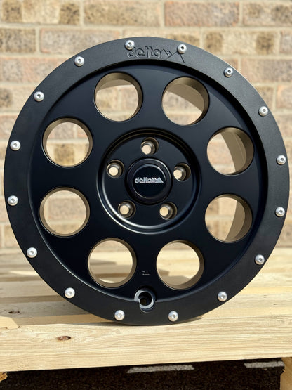 17" Volkswagen Crafter MAN TGE Delta Klassic B Matt Black X5 Alloy Wheels