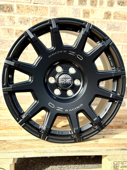 20" Ford Transit Custom 2024 OZ Rally Legend Matt Black Alloy Wheels