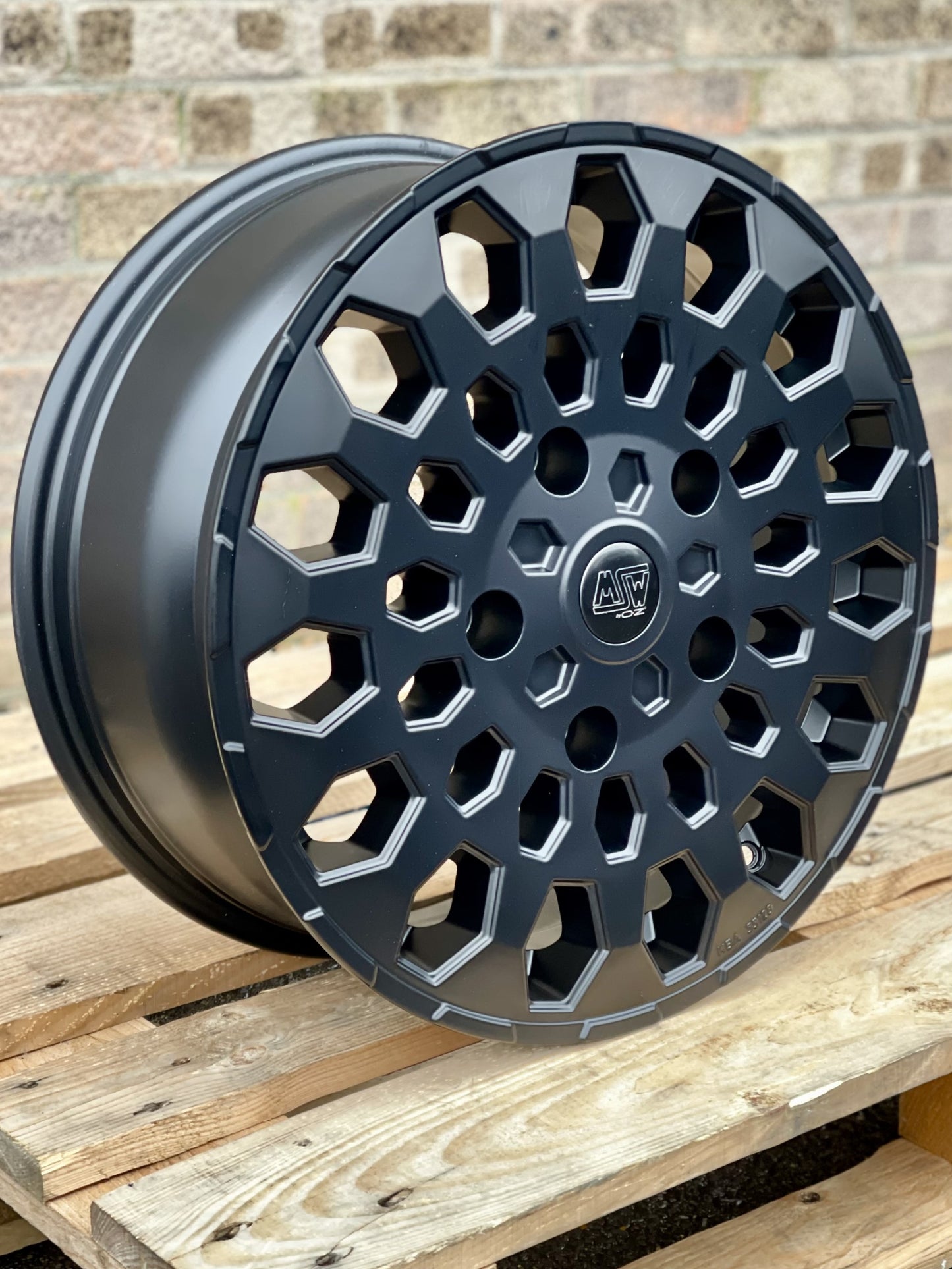 18" Ford Transit Custom MSW 99 Matt Black Alloy Wheels