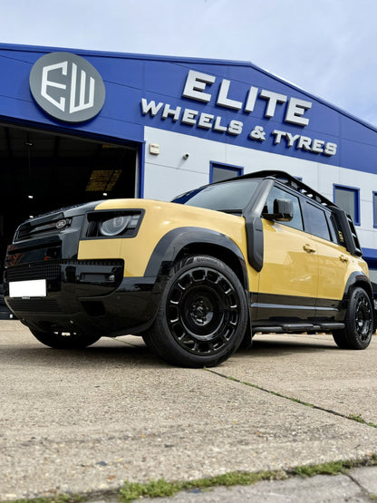 22" Land Rover Defender L663 Hawke Octad Gloss Black Alloy Wheels