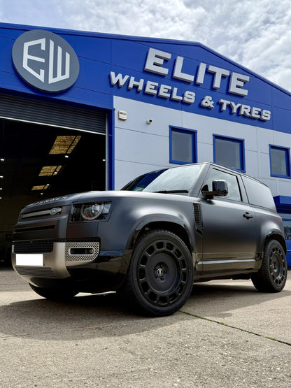 22" Land Rover Defender L663 Hawke Octad Matt Black Alloy Wheels