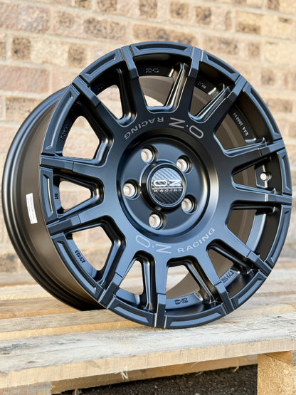 17" OZ Rally Legend Matt Black
