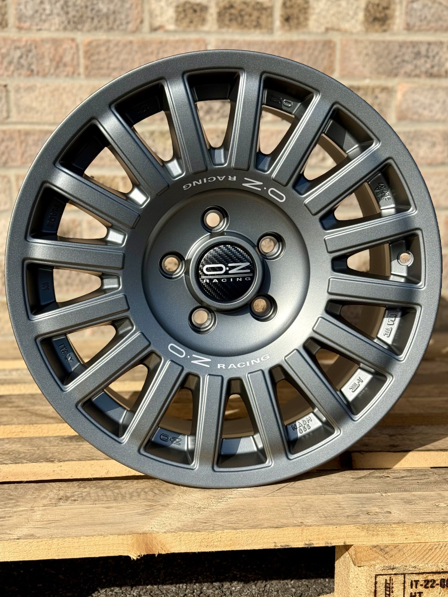 17" Volkswagen Crafter MAN TGE OZ Rally Raid Matt Graphite Alloy Wheels
