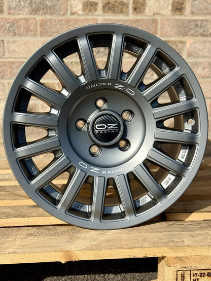 17" Volkswagen Crafter MAN TGE OZ Rally Raid Matt Graphite Alloy Wheels