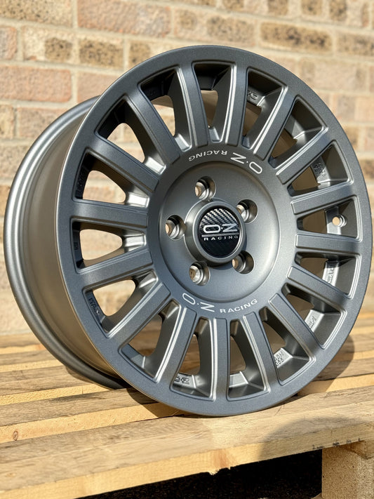 17" Volkswagen Transporter OZ Rally Raid Matt Graphite Alloy Wheels