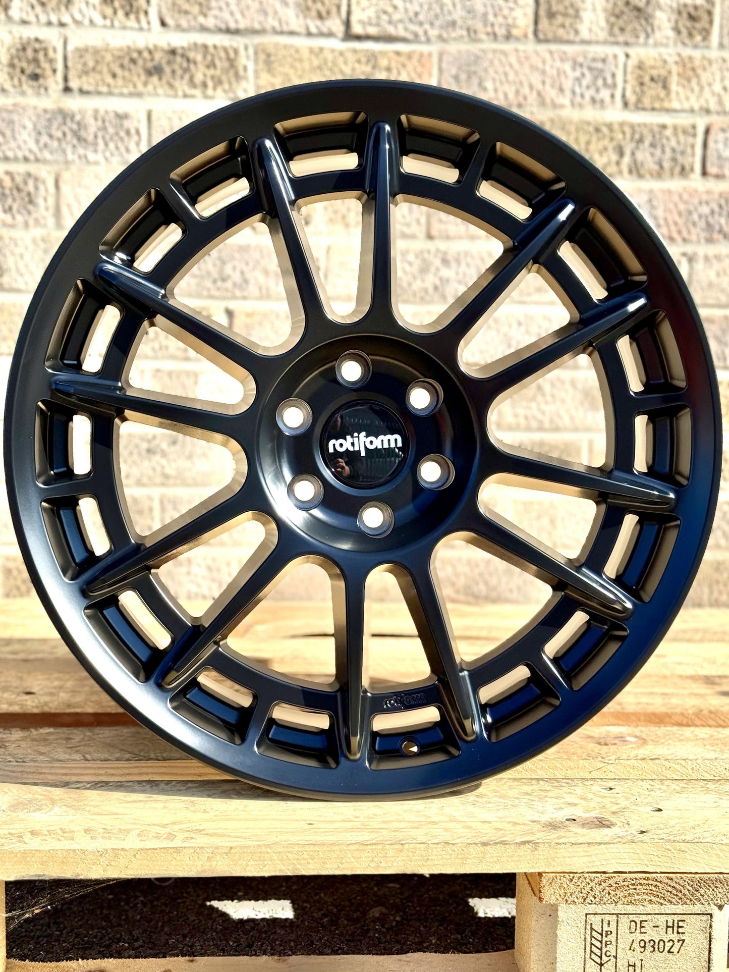 20" Ford Transit Custom 2024 Rotiform OZR-T Matt Black Alloy Wheels