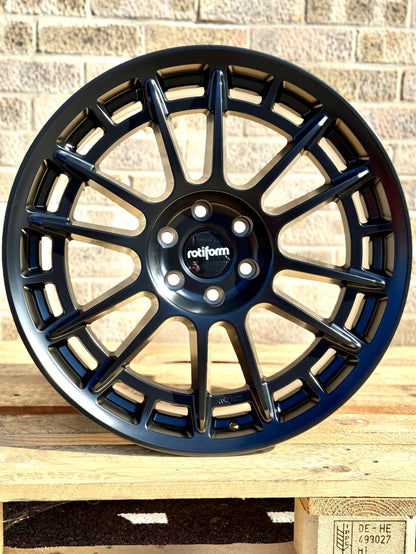 20" Ford Transit Custom 2024 Rotiform OZR-T Matt Black Alloy Wheels