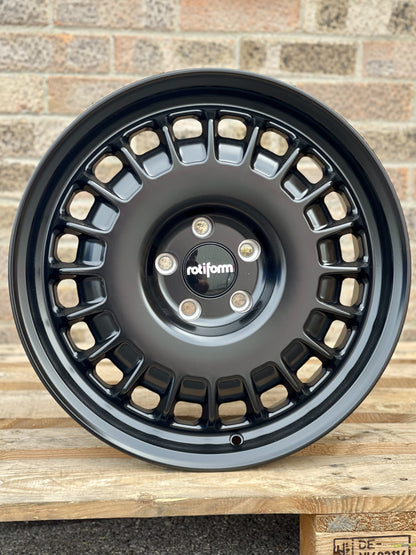 18" Volkswagen Golf Audi A3 Rotiform PMF Matt Black Alloy Wheels
