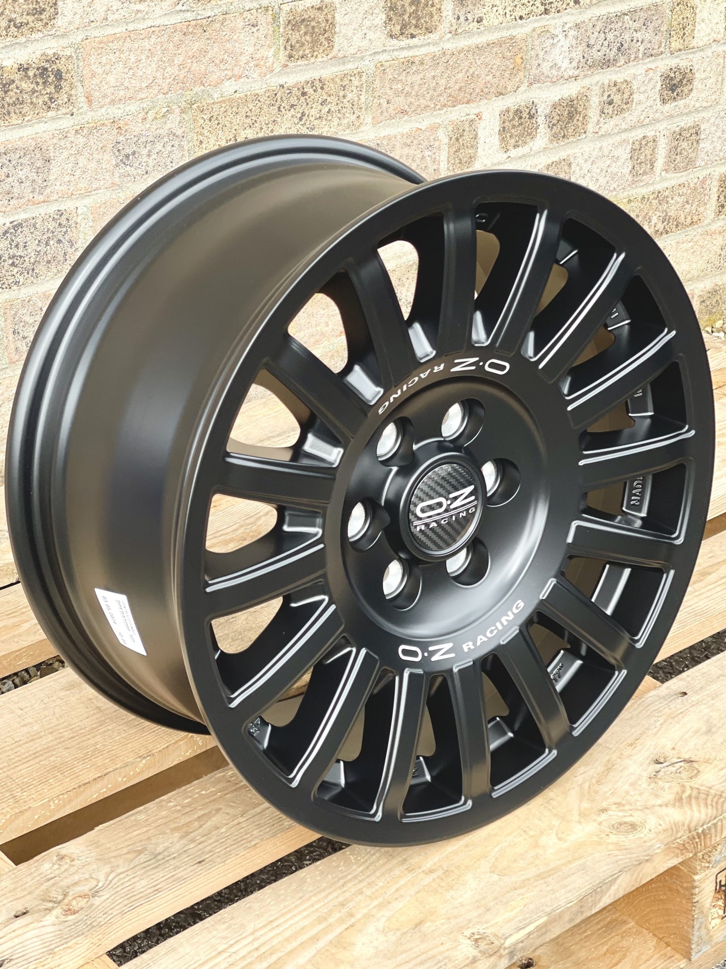 17" Volkswagen Crafter Mercedes Sprinter OZ Rally Raid Matt Black Alloy Wheels