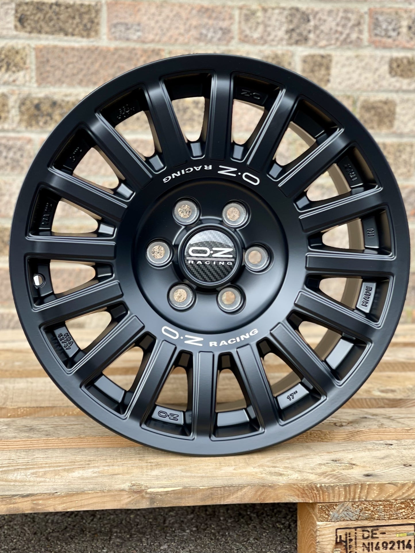 17" Volkswagen Crafter Mercedes Sprinter OZ Rally Raid Matt Black Alloy Wheels