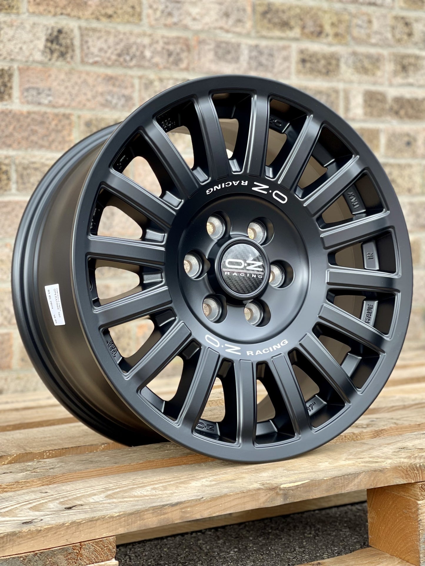 17" Volkswagen Crafter Mercedes Sprinter OZ Rally Raid Matt Black Alloy Wheels