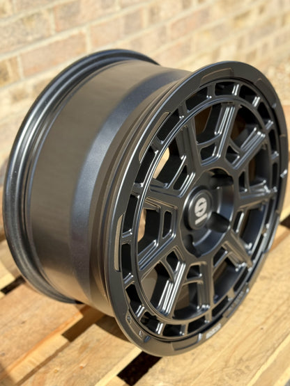 17" Volkswagen Transporter Sparco Sterrato Matt Black Alloy Wheels