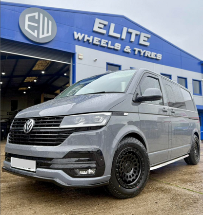 Volkswagen Transporter Fitted With 17" Fuel Zephyr Matt Black