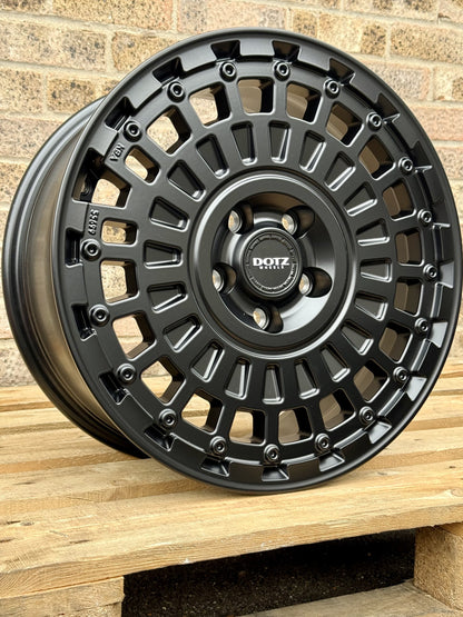 17" Mercedes Sprinter Volkswagen Crafter DOTZ Talara Matt Black Alloy Wheels