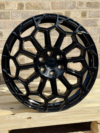 20" Ford Transit Custom Velare VLR 6R Gloss Black Alloy Wheels