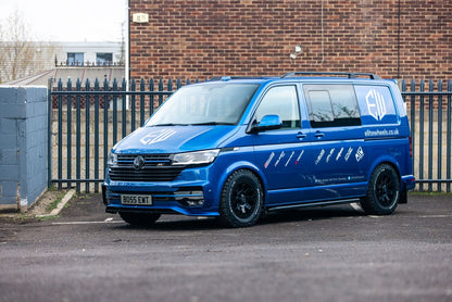 17" Volkswagen Transporter Black Rhino Warlord Midnight Black Alloy Wheels