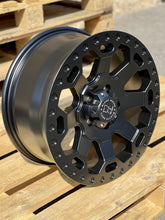 Load image into Gallery viewer, 17&quot; Volkswagen Transporter Black Rhino Warlord Midnight Black Alloy Wheels
