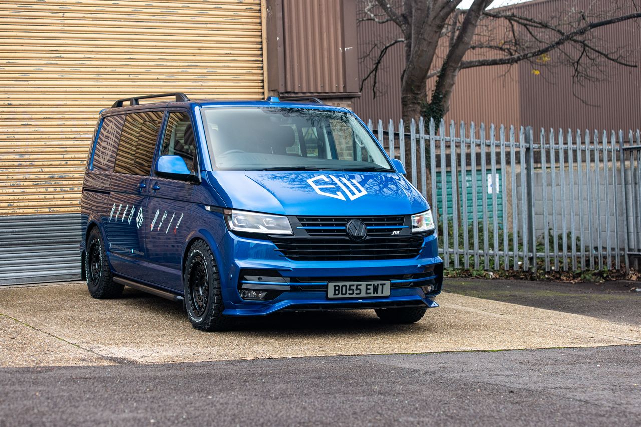 17" Volkswagen Transporter Fuel Zephyr Matt Black Alloy Wheels