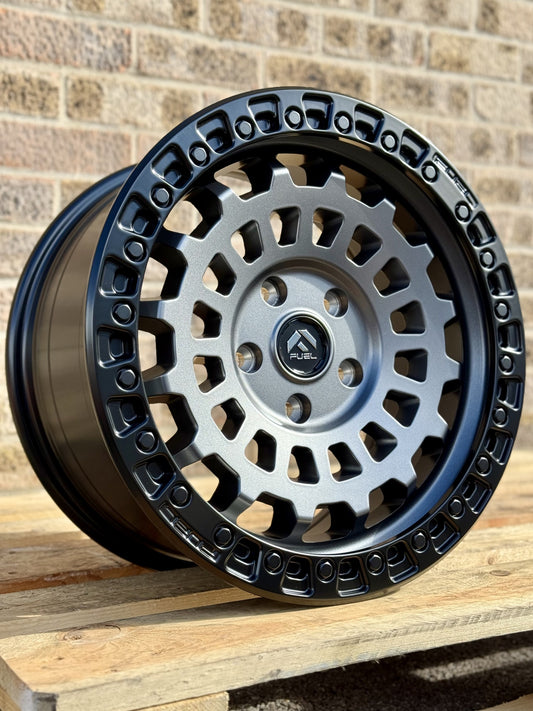 17" Volkswagen Transporter Fuel Zephyr Matt Grey Alloy Wheels