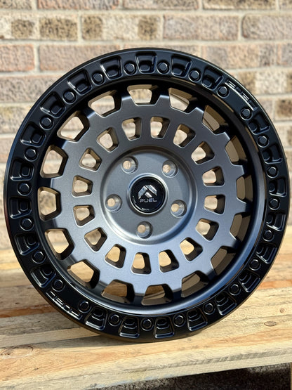 17" Volkswagen Transporter Fuel Zephyr Matt Grey Alloy Wheels
