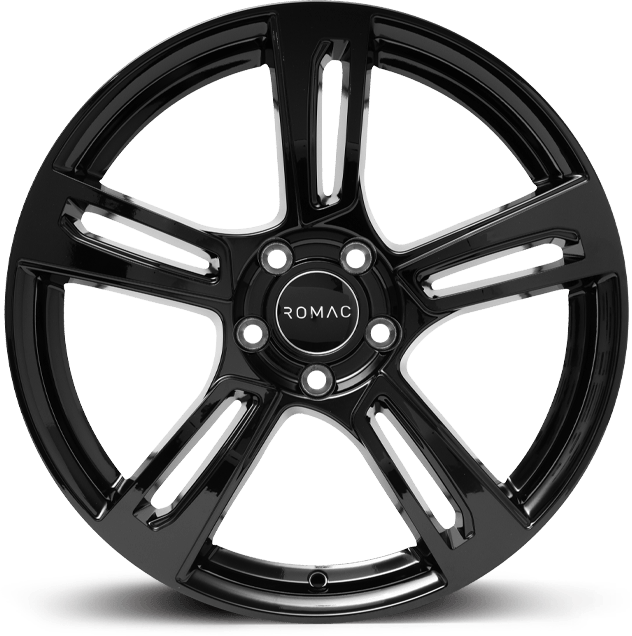 4 x ROMAC EDGE GLOSS BLACK