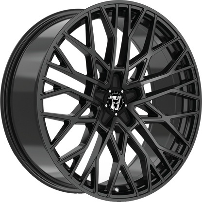 4 x Wolfrace 71 Venom Gloss Raven Black & 4 x 255/40R20 MI XCL2SUV 101HXL VOL [2]