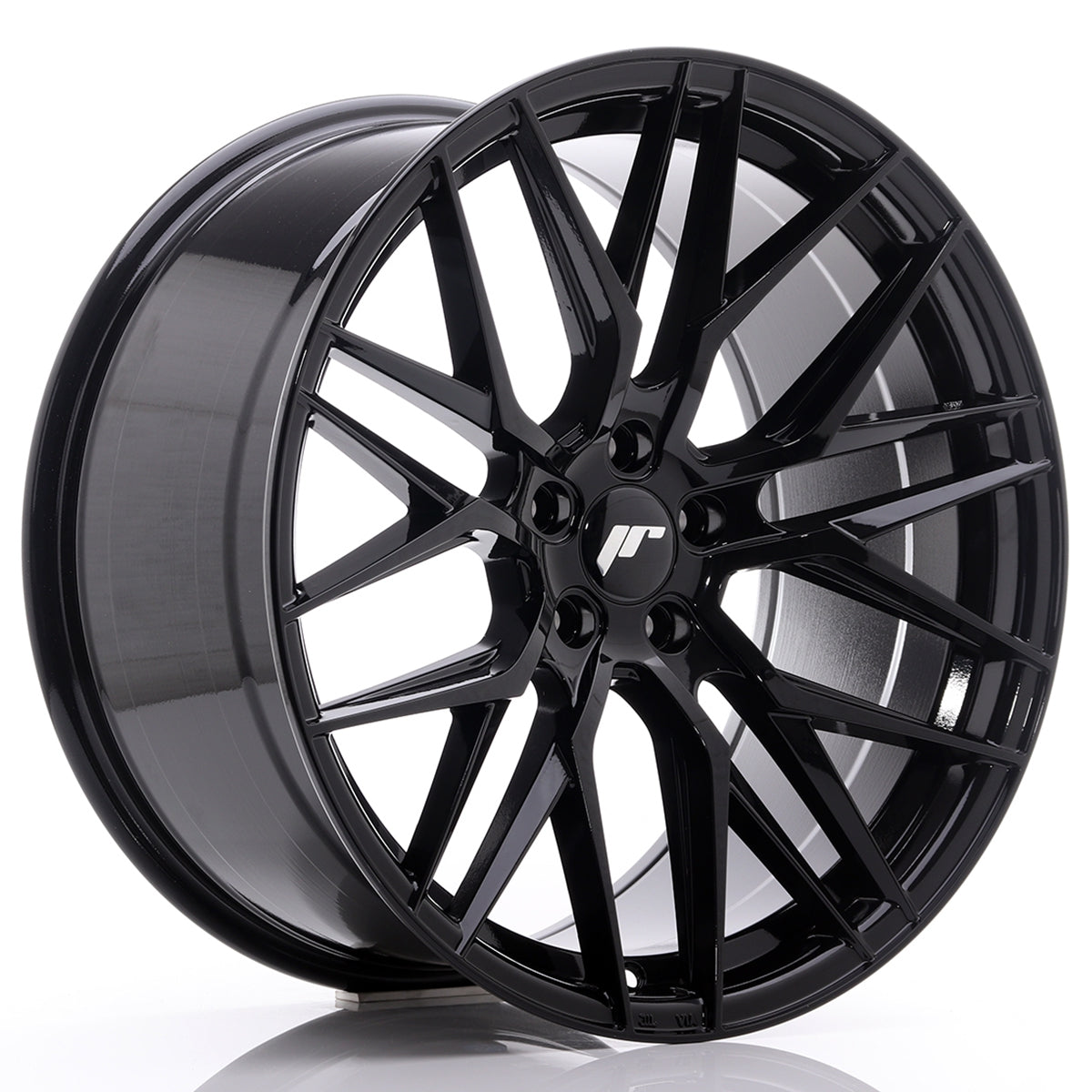 4 x JR Racing JR28 Gloss Black & 4 x 285/40R22 110Y XL PIRELLI SCORPION ZERO ALL SEASON LR