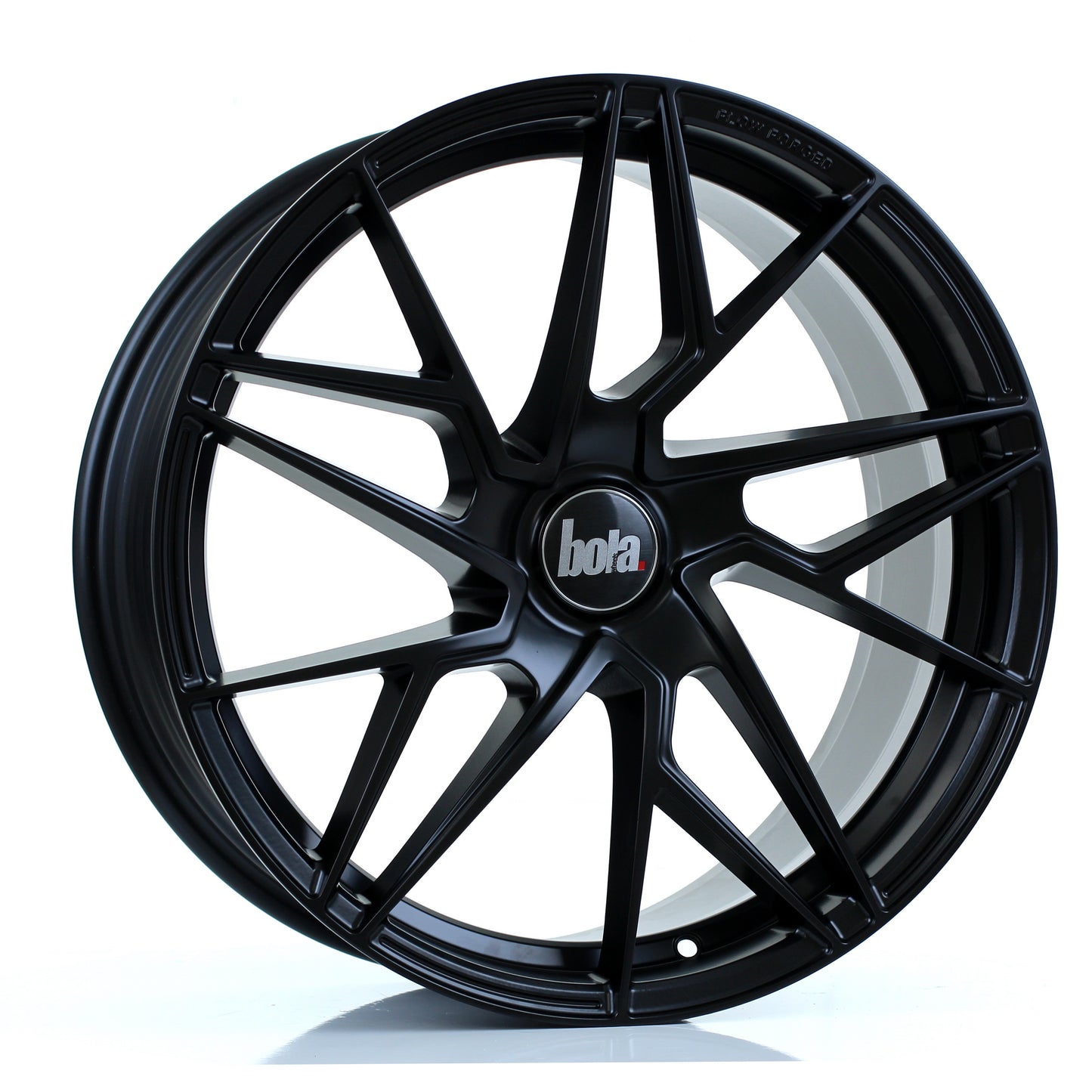 4 x BOLA FLR MATT BLACK & 4 x 235/40R19 96W XL YOKOHAMA BLUEARTH-GT AE51