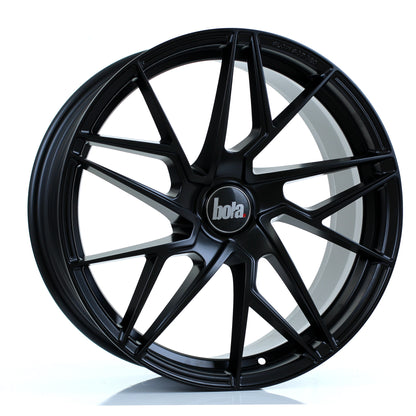 4 x BOLA FLR MATT BLACK & 4 x 235/40R19 96W XL YOKOHAMA BLUEARTH-GT AE51