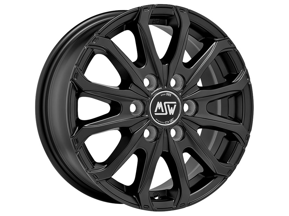 4 x MSW MSW 48 VAN 6 HOLES MATT BLACK & 4 x 225/75R16 108S XL WESTLAKE SL369 A/T