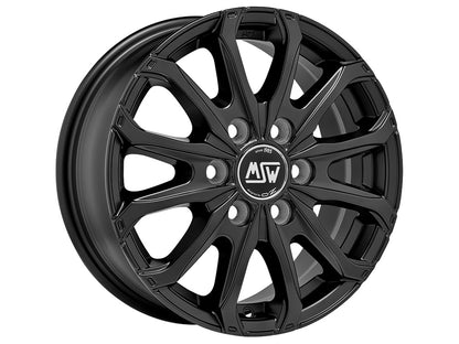 4 x MSW MSW 48 VAN 6 HOLES MATT BLACK & 4 x 225/75R16 108S XL WESTLAKE SL369 A/T