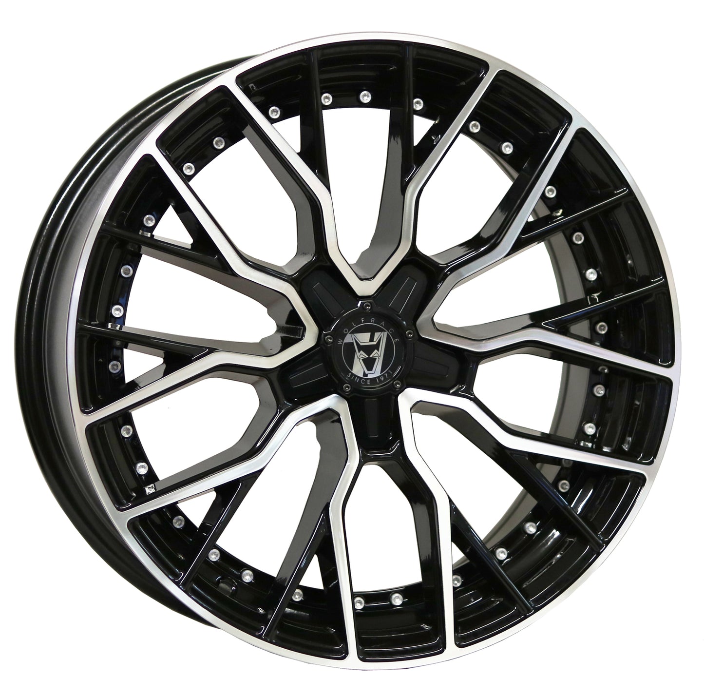 Wheel & Tyres Package( Wolfrace 71 Munich GTR CUSTOM Gloss Raven Black Polished + 235/40R20 MICH PILOT SPORT 4S 96YXL )