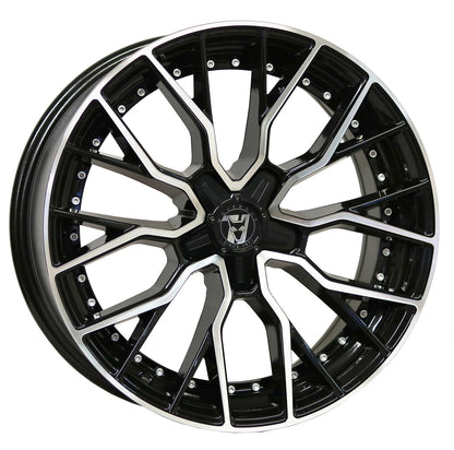 Wheel & Tyres Package( Wolfrace 71 Munich GTR CUSTOM Gloss Raven Black Polished + 235/50R19 CO EC6 103TXL MO )