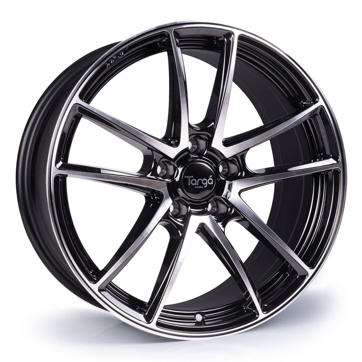 4 x Targa TG5 Gloss Black / Polished Lip & 4 x 235/55R19 105W XL LEAO NOVA-FORCE