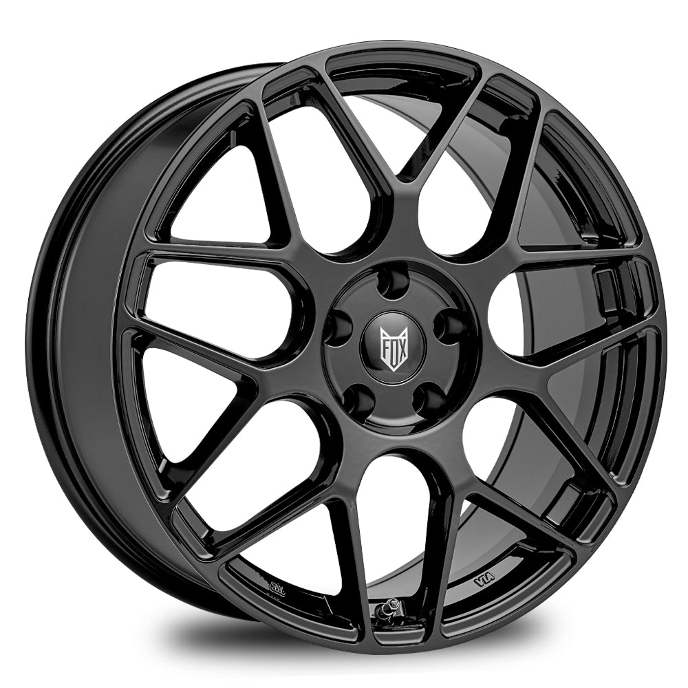 4 x FOX PF3 GLOSS BLACK & 4 x 225/40R18 92W XL MICHELIN CROSSCLIMATE 3