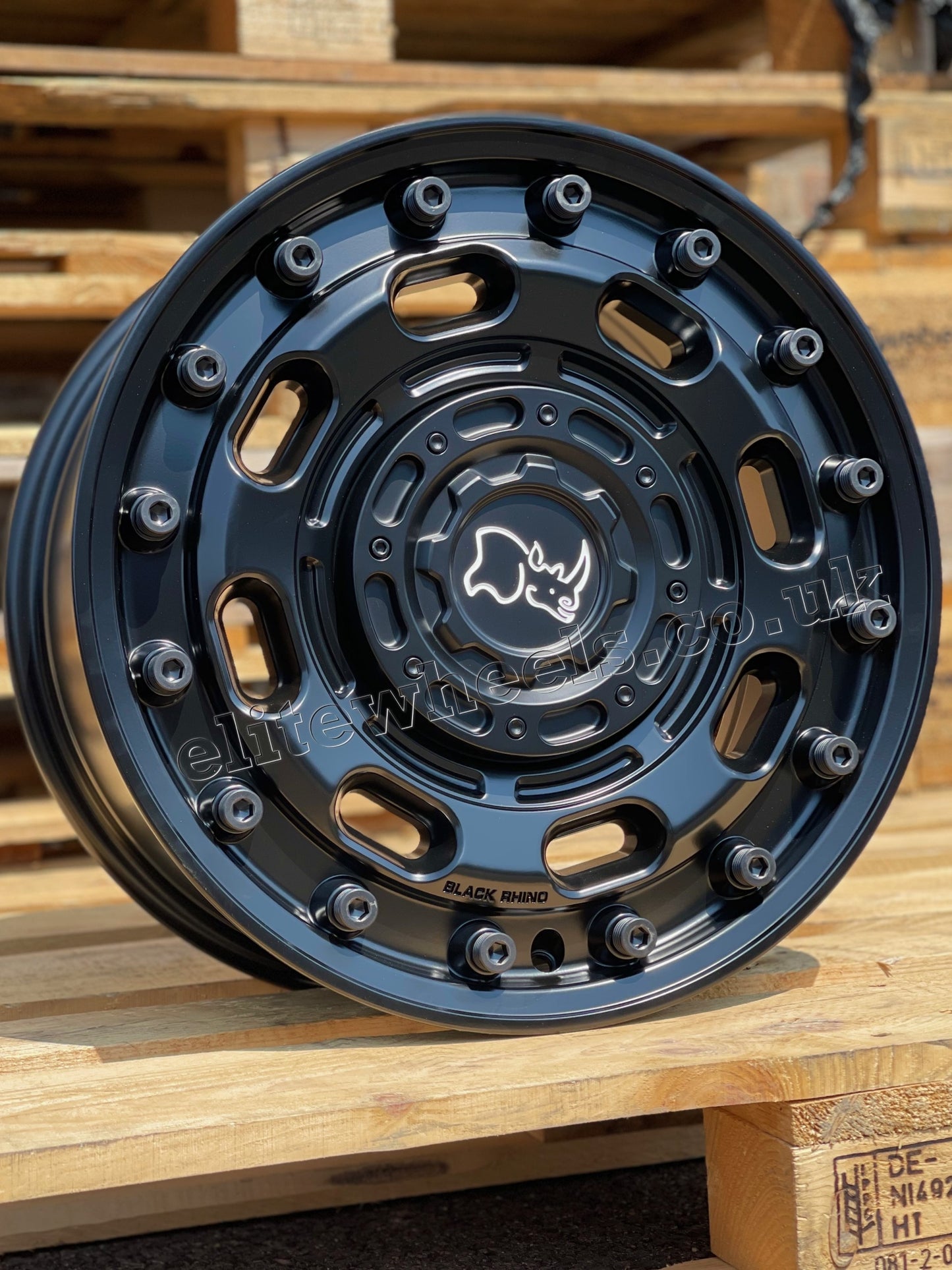 17" Mercedes Sprinter Volkswagen Crafter Black Rhino Atlas Matt Black Alloy Wheels
