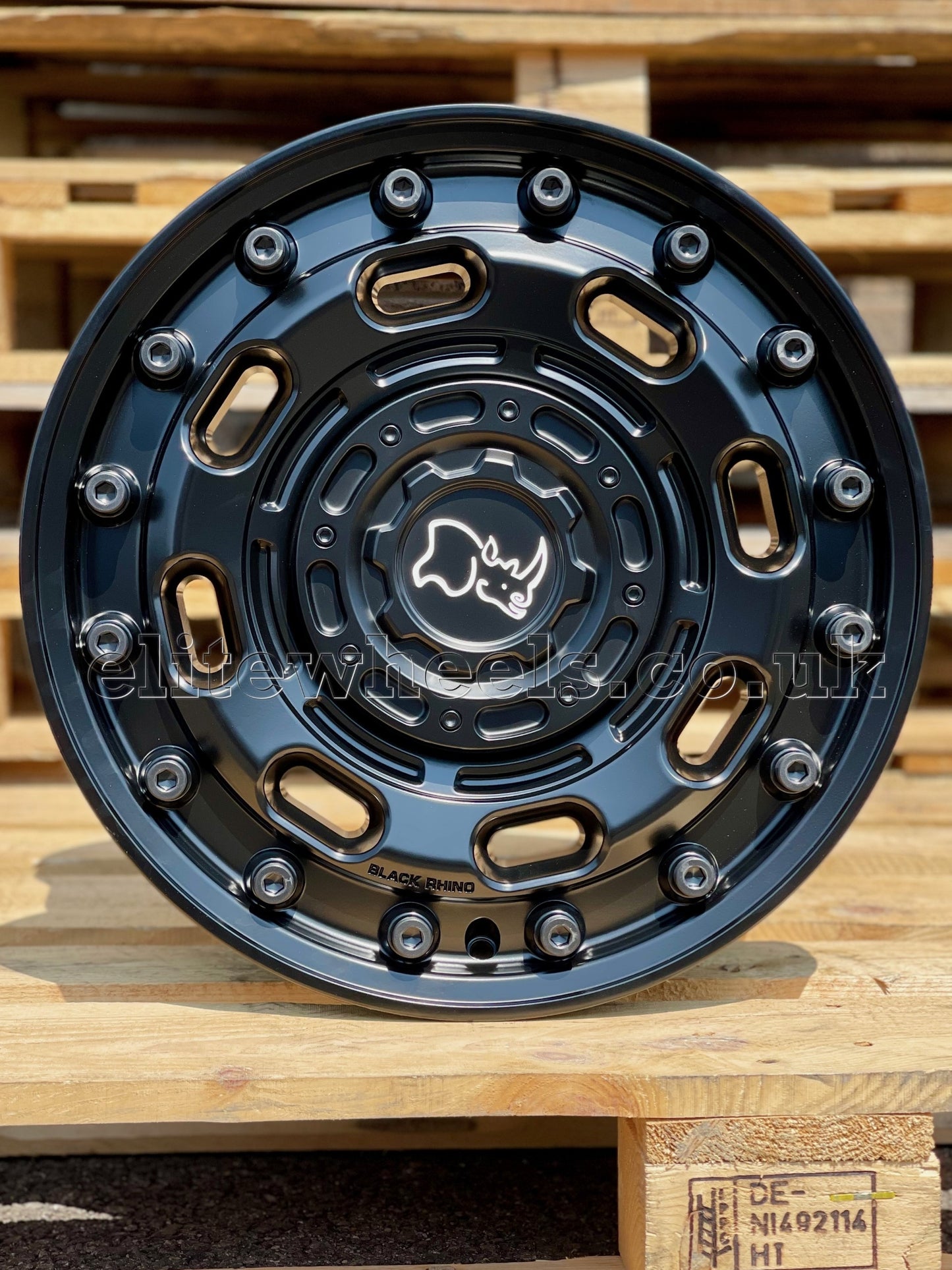 17" Mercedes Sprinter Volkswagen Crafter Black Rhino Atlas Matt Black Alloy Wheels