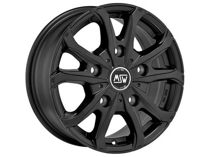 4 x MSW MSW 48 VAN MATT BLACK & 4 x 215/65R16 102V XL MICHELIN CROSSCLIMATE 2
