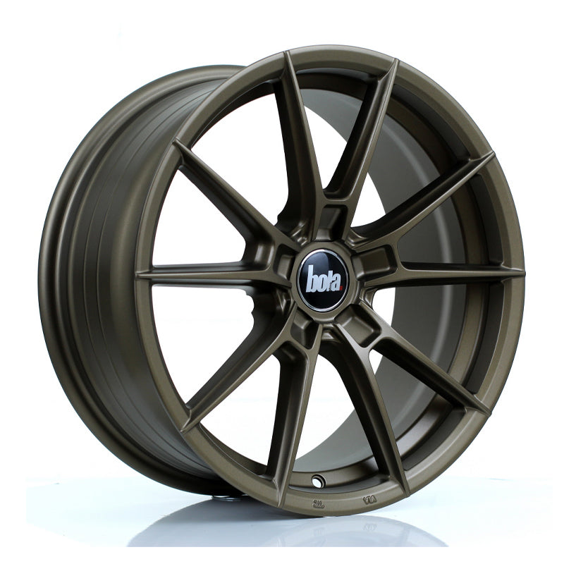 4 x BOLA B19 MATT BRONZE & 4 x 225/50R18 99W XL YOKOHAMA ADVAN FLEVA V701