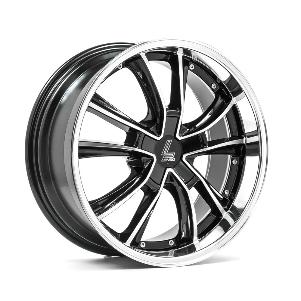 Wheel & Tyres Package( LENSO ES7 BLACK POLISHED & MIRROR LIP + 225/40R18 PI POWERGY 92YXL )