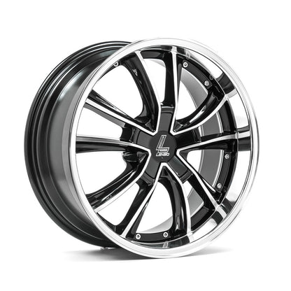 Wheel & Tyres Package( LENSO ES7 BLACK POLISHED & MIRROR LIP + 225/40R18 PI POWERGY 92YXL )